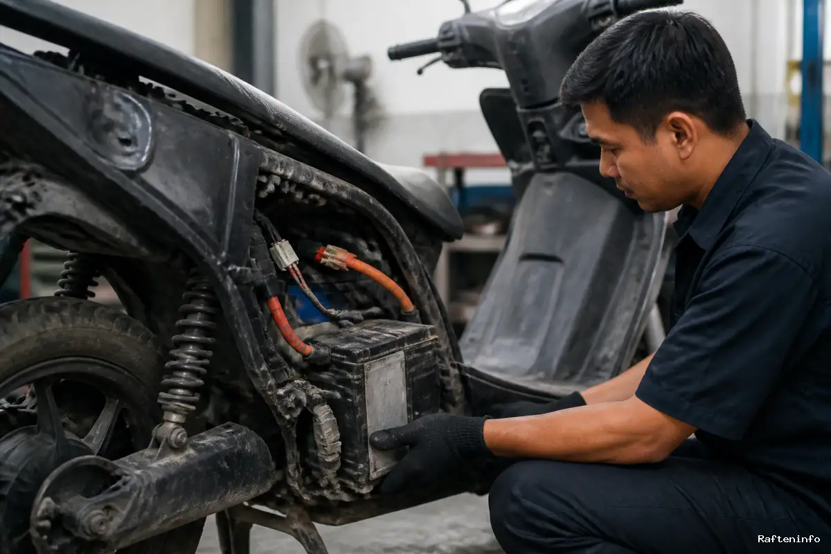 Baterai Motor Listrik Wajib Diperiksa Usai Benturan Keras
