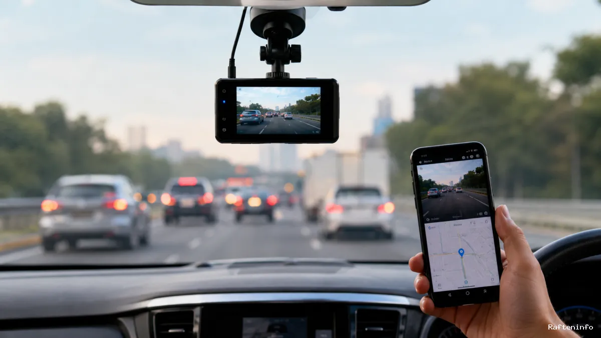 Dashcam Real-Time Pantau Kendaraan Jarak Jauh