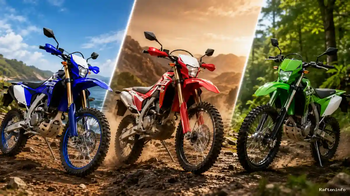 WR vs CRF vs KLX, Mana Motor Trail Terbaik 2026?