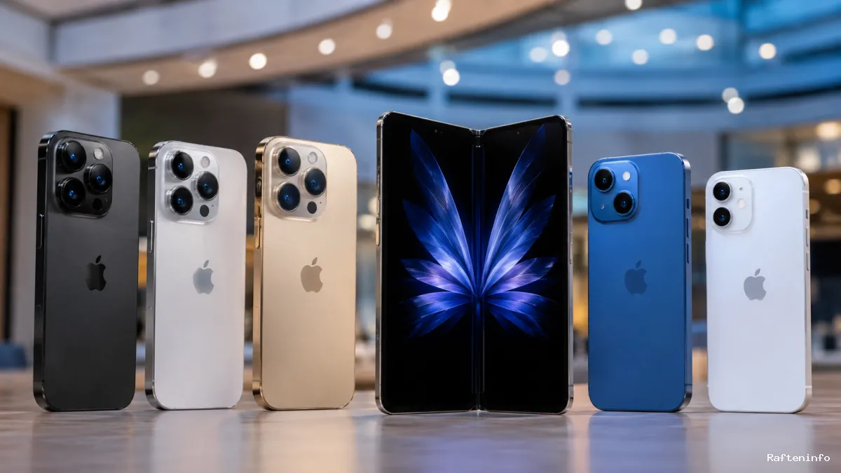 iOS 27 Bocorkan 6 iPhone Baru, Ada Model Lipat Apple