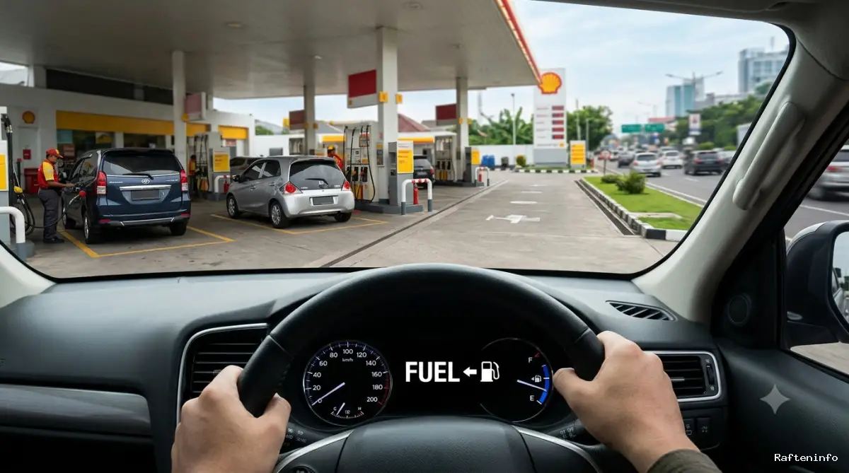 Posisi Tangki Bensin Mobil Bisa Dilihat dari Dasbor, Begini Caranya