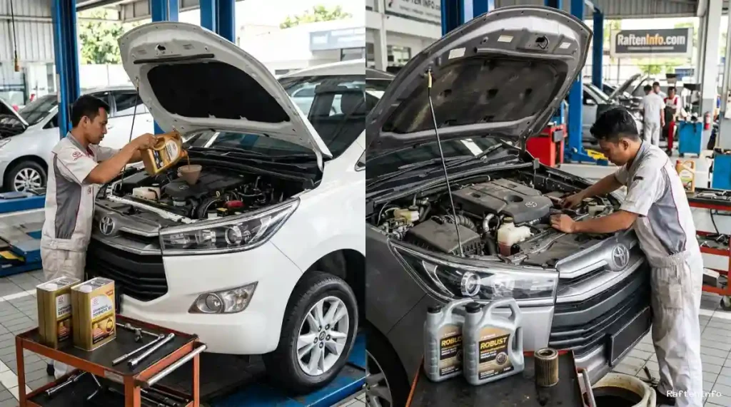 Rekomendasi Oli Toyota Innova Bensin dan Diesel