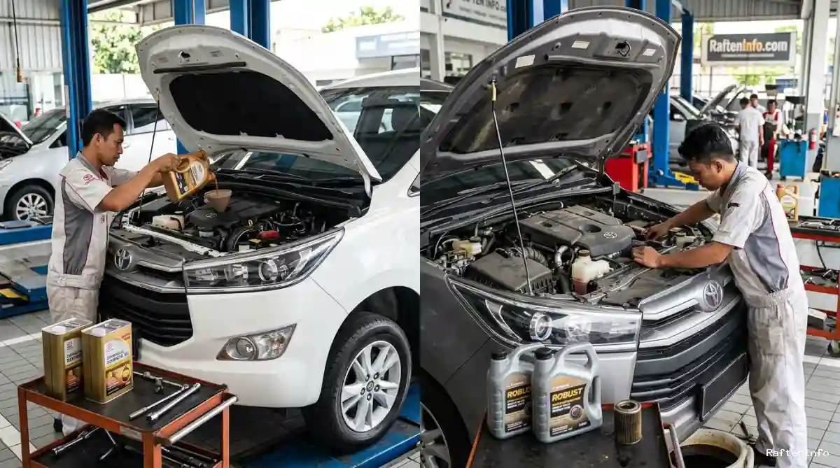 Rekomendasi Oli Toyota Innova Bensin dan Diesel