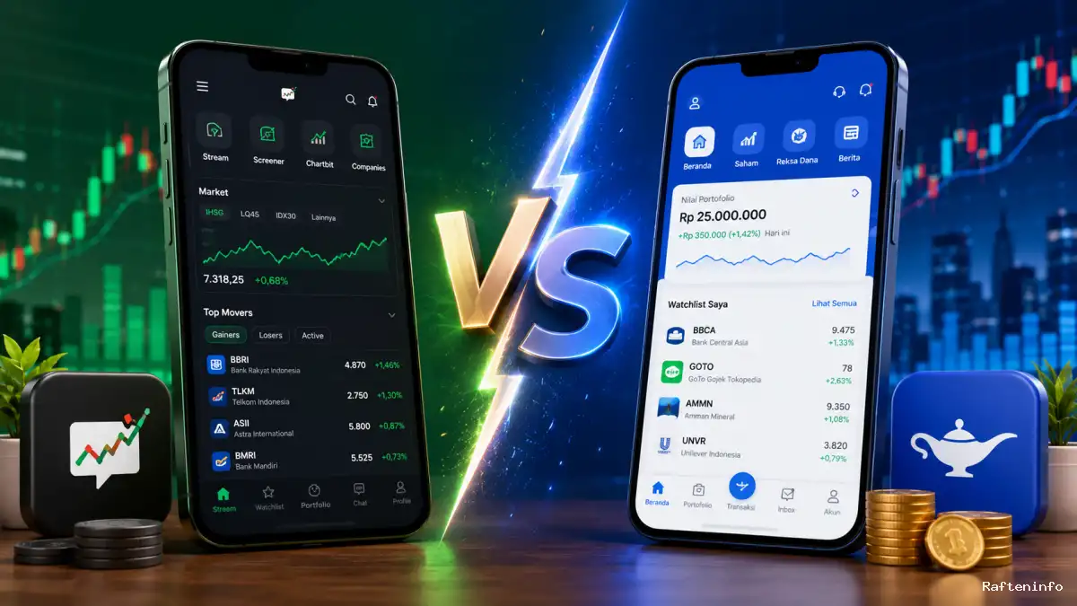 Stockbit vs Ajaib, Mana Aplikasi Saham Terbaik 2026?