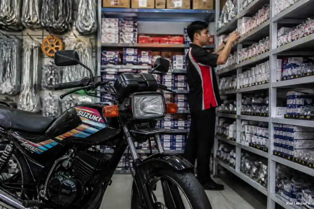 Penyalur Resmi Pastikan Sparepart Suzuki untuk Satria 2-Tak Masih Tersedia