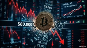 Harga Bitcoin Ambles di Bawah US$80.000, Data AS Bikin The Fed Makin Hawkish