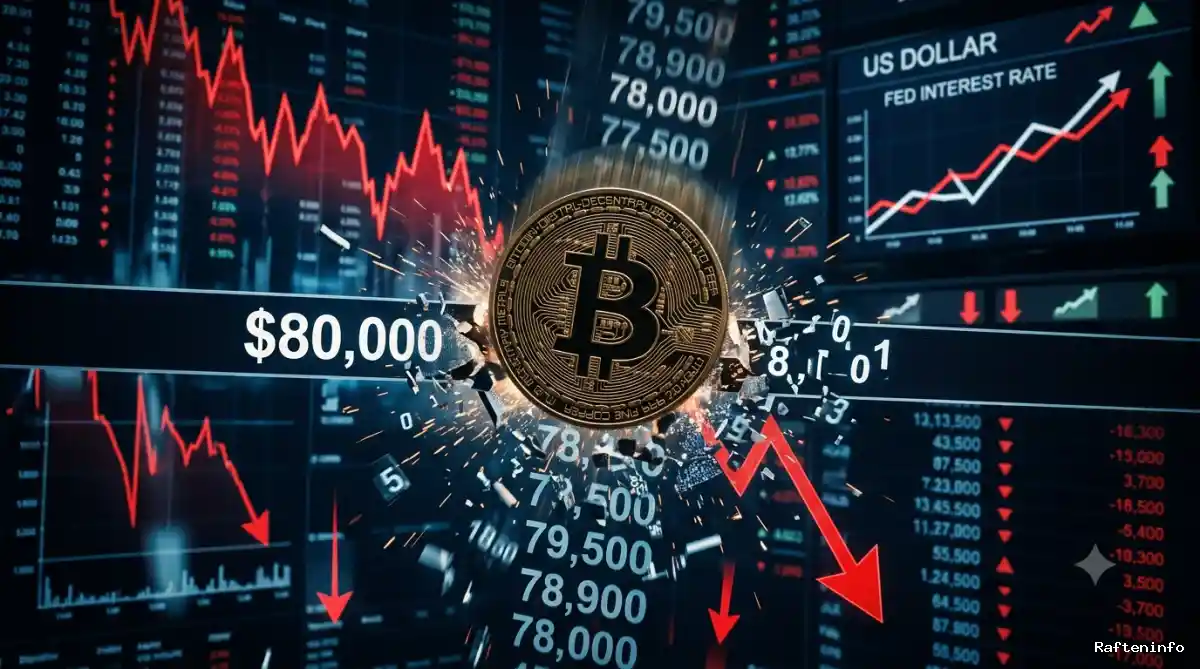 Harga Bitcoin Ambles di Bawah US$80.000, Data AS Bikin The Fed Makin Hawkish