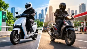 Motor Listrik vs Motor Bensin: Mana yang Lebih Nyaman untuk Dipakai Harian?