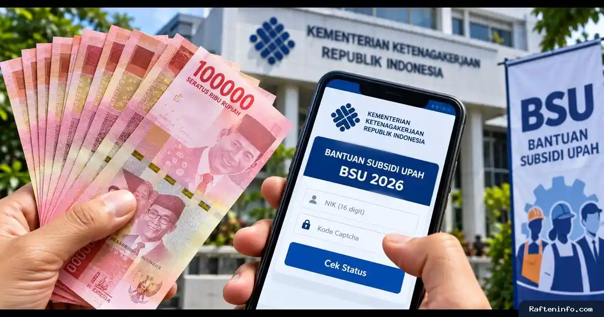 BSU 2026 Cair Rp900 Ribu untuk 13,3 Juta Pekerja, Ini Syarat dan Cara Cek Penerima
