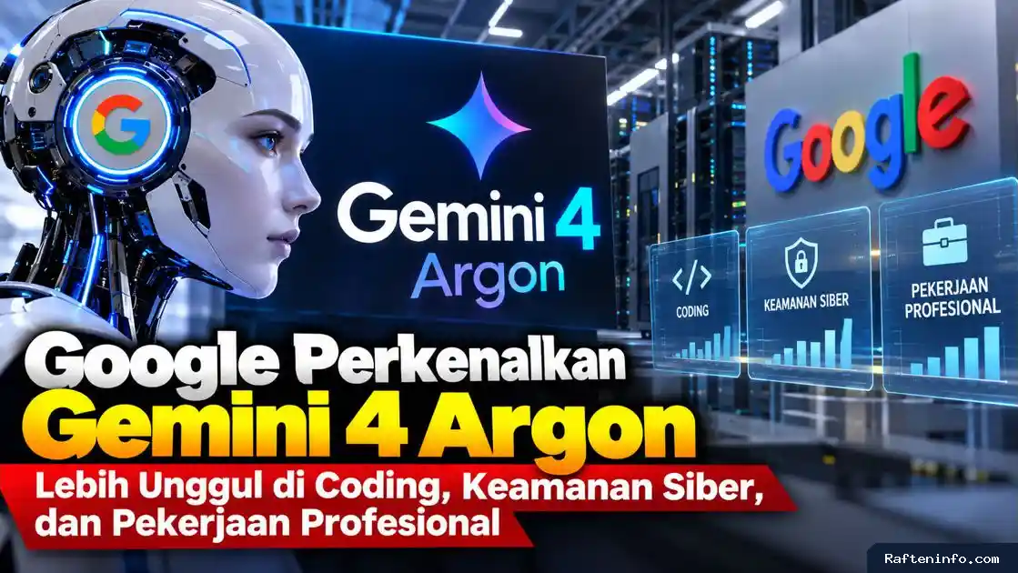 Google Perkenalkan Gemini 4 Argon, Model AI Baru untuk Coding dan Keamanan Siber